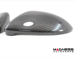 Volkswagen Golf Mk7 Full Replacement Mirror Covers - Carbon Fiber
